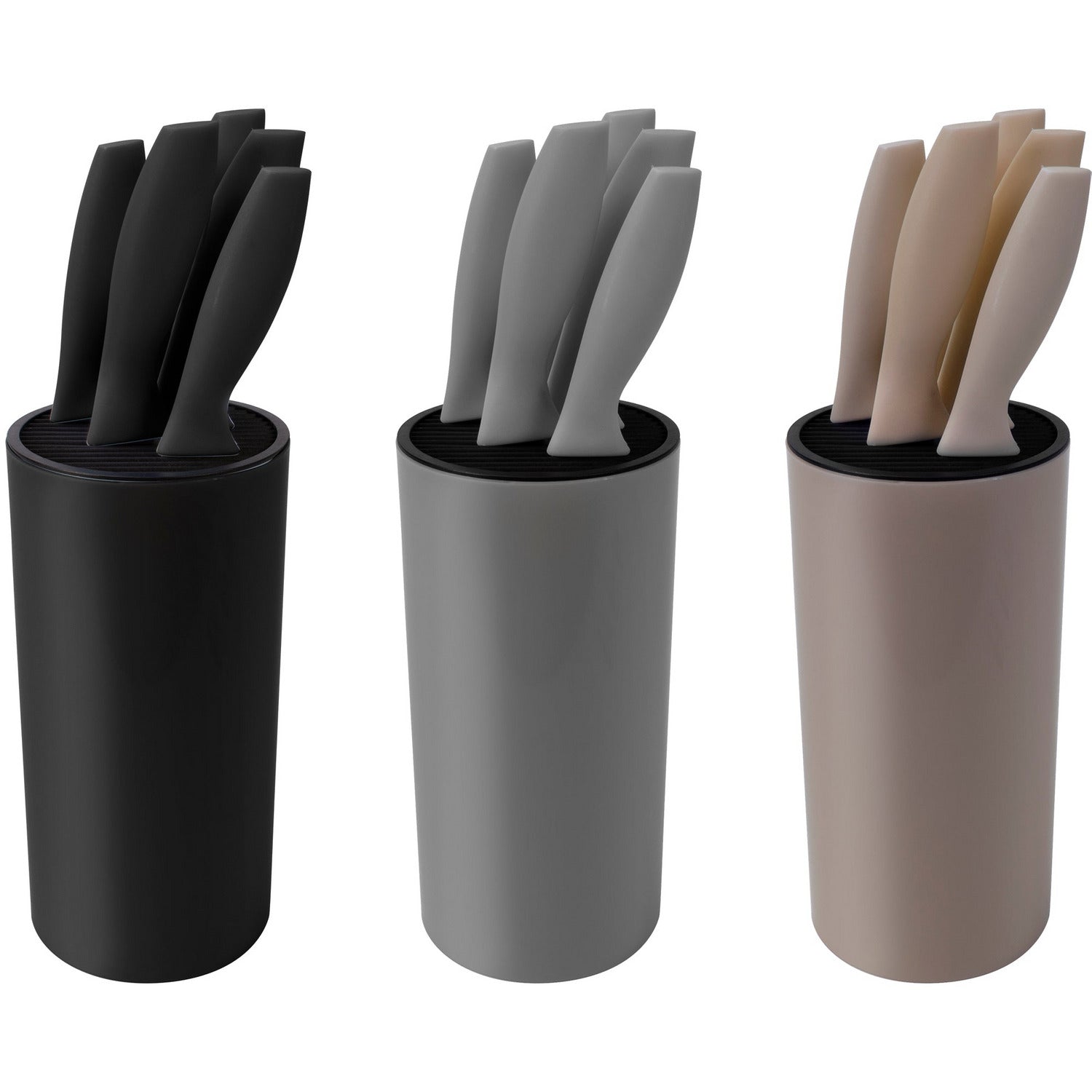 GUSTO CASA - Coltelli in acciaio con stand - set 5 pezzi
